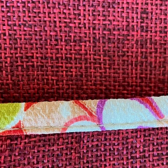 PRICE DROP! NWT Boho canvas shoulder bag with floral appliqués - Picture 5 of 16